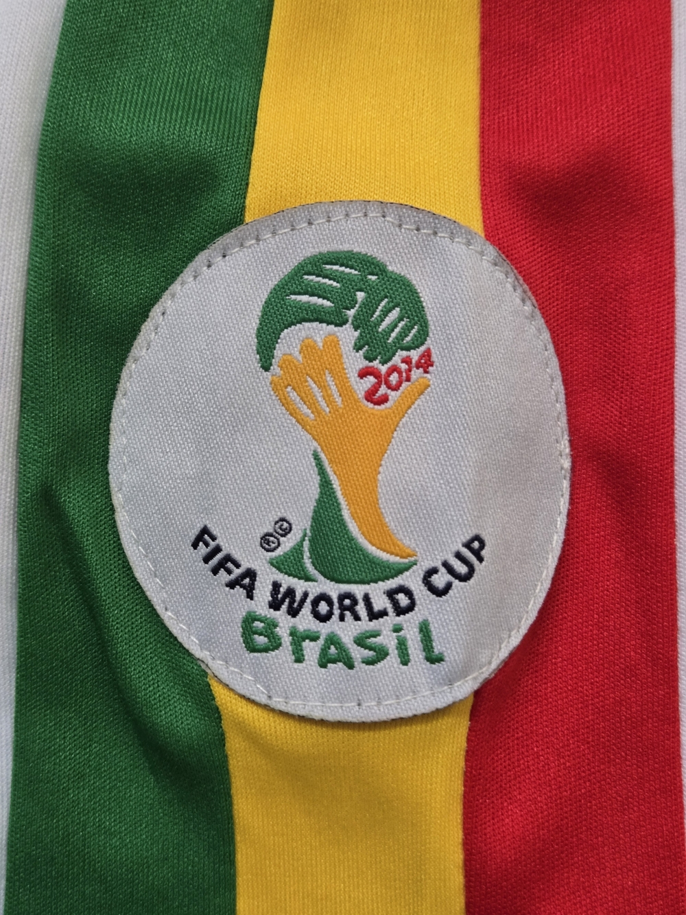 Ghana Soccer Team Jersey FIFA 2012 World Cup White Jersey Men's Size XXXL *RARE* - Picture 5 of 13